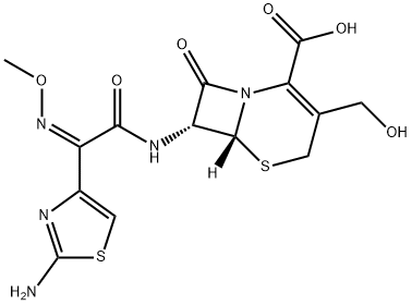 desacetylcefotaxime Structure