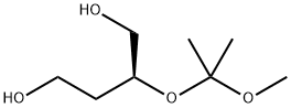 (S)-2-(1-METHOXY-1-METHYLETHOXY)-BUTANEDIOL Structure