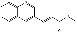 3-QUINOLIN-3-YL-ACRYLIC ACID METHYL ESTER Structure