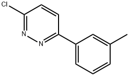 3-CHLORO-6-(3-METHYLPHENYL)-PYRIDAZINE Structure