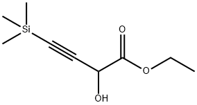 2-HYDROXY-4-(TRIMETHYLSILYL)-3-BUTYNOIC ACID ETHYL ESTER Structure