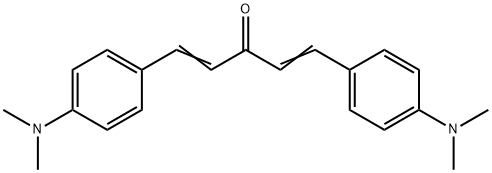 1,5-BIS(4-DIMETHYLAMINOPHENYL)-1,4-PENTADIEN-3-ONE Structure