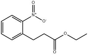 3-(2-NITRO-PHENYL)-PROPIONIC ACID ETHYL ESTER Structure