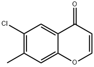 6-CHLORO-7-METHYLCHROMONE Structure