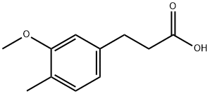 3-(3-METHOXY-4-METHYL-PHENYL)-PROPIONIC ACID Structure