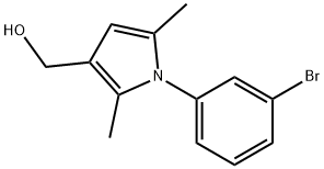 1-(3-BROMOPHENYL)-2,5-DIMETHYL-1H-PYRROLE-3-METHANOL Structure