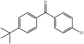 4-TERT-BUTYL-4'-CHLOROBENZOPHENONE Structure