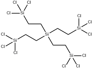 TETRAKIS(TRICHLOROSILYLETHYL)SILANE Structure