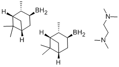 (-)-ISOPINOCAMPHENYLBORANE TMEDA COMPLEX Structure