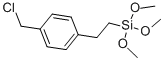 ((CHLOROMETHYL)PHENYLETHYL)TRIMETHOXYSILANE Structure