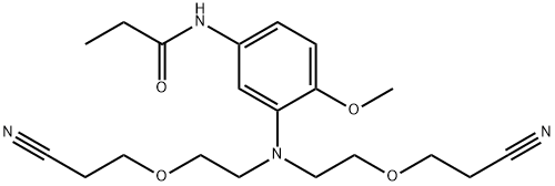 68227-76-9 N-[3-[bis[2-(2-cyanoethoxy)ethyl]amino]-4-methoxyphenyl]propionamide