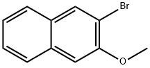 2-Bromo-3-methoxynaphthalene Structure