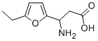 3-AMINO-3-(2-ETHYL-FURAN-5-YL)-PROPIONIC ACID Structure