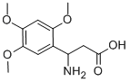 3-AMINO-3-(2,4,5-TRIMETHOXY-PHENYL)-PROPIONIC ACID Structure