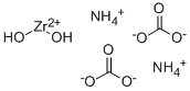 Diammonium bis[carbonato-O]dihydroxyzirconate Structure