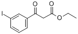 3-(3-IODO-PHENYL)-3-OXO-PROPIONIC ACID ETHYL ESTER Structure