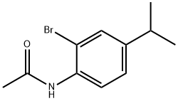 N-(2-BROMO-4-ISOPROPYL-PHENYL)-ACETAMIDE Structure