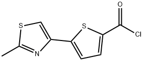 5-(2-METHYL-1,3-THIAZOL-4-YL)-2-THIOPHENECARBONYL CHLORIDE Structure