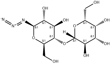 BETA-LACTOSYL AZIDE Structure