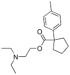 1-(p-Tolyl)-1-cyclopentanecarboxylic acid 2-(diethylamino)ethyl ester Structure