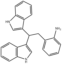 2-[2,2-BIS-(1H-INDOL-3-YL)-ETHYL]-PHENYLAMINE Structure