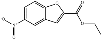 ETHYL 5-NITROBENZOFURAN-2-CARBOXYLATE Structure