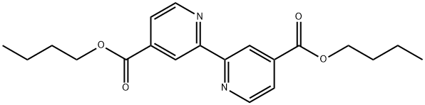 DIBUTYL 2,2'-BIPYRIDINE-4,4'-DICARBOXYLATE Structure