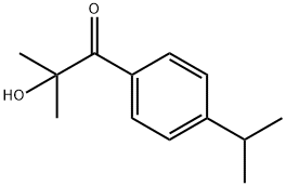 1-(4-ISOPROPYLPHENYL)-2-HYDROXY-2-METHYL-1-PROPANONE Structure