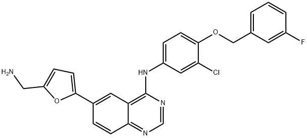 N-De[2-(Methylsulfonyl)ethyl] Lapatinib Structure