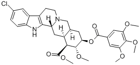 Chloroserpidine Structure