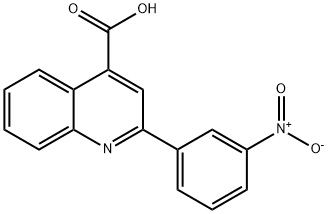 2-(3-NITRO-PHENYL)-QUINOLINE-4-CARBOXYLIC ACID Structure