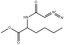 DIAZOACETYL-DL-NLE-OME Structure