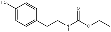 [2-(4-HYDROXY-PHENYL)-ETHYL]-CARBAMIC ACID ETHYL ESTER Structure