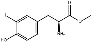 3-Iodo-L-tyrosine methyl ester Structure