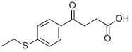 4-(4-ETHYLTHIOPHENYL)-4-OXOBUTYRIC ACID Structure