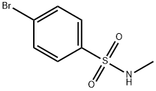 4-BROMO-N-METHYL-BENZENESULFONAMIDE Structure