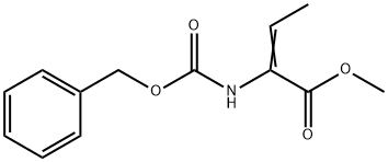 2-CBZ-AMINO-BUT-2-ENOIC ACID METHYL ESTER Structure