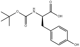 Boc-D-Tyr-OH Structure