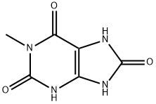 1-METHYLURIC ACID Structure