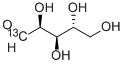 D-ARABINOSE-1-13C Structure