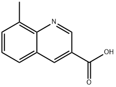 8-METHYL-QUINOLINE-3-CARBOXYLIC ACID Structure