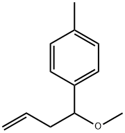 1-(1-METHOXY-BUT-3-ENYL)-4-METHYL-BENZENE Structure