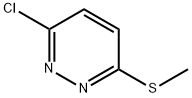 3-Chloro-6-(methylthio)pyridazine Structure