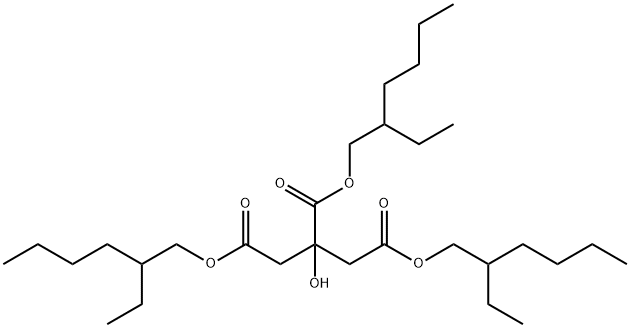 TRIS(2-ETHYLHEXYL)CITRATE Structure