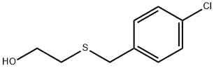 4-CHLOROBENZYL 2-HYDROXYETHYL SULFIDE Structure