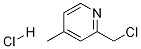 2-(ChloroMethyl)-4-Methylpyridine hydrochloride Structure