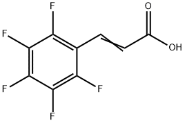 2,3,4,5,6-PENTAFLUOROCINNAMIC ACID Structure