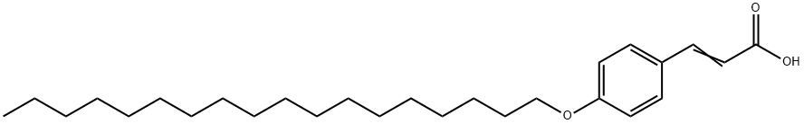 4-N-OCTADECYLOXYCINNAMIC ACID Structure