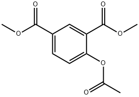 4-ACETOXYISOPHTHALIC ACID DIMETHYL ESTER Structure