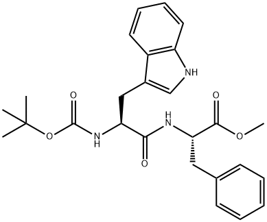 BOC-TRP-PHE-OME Structure